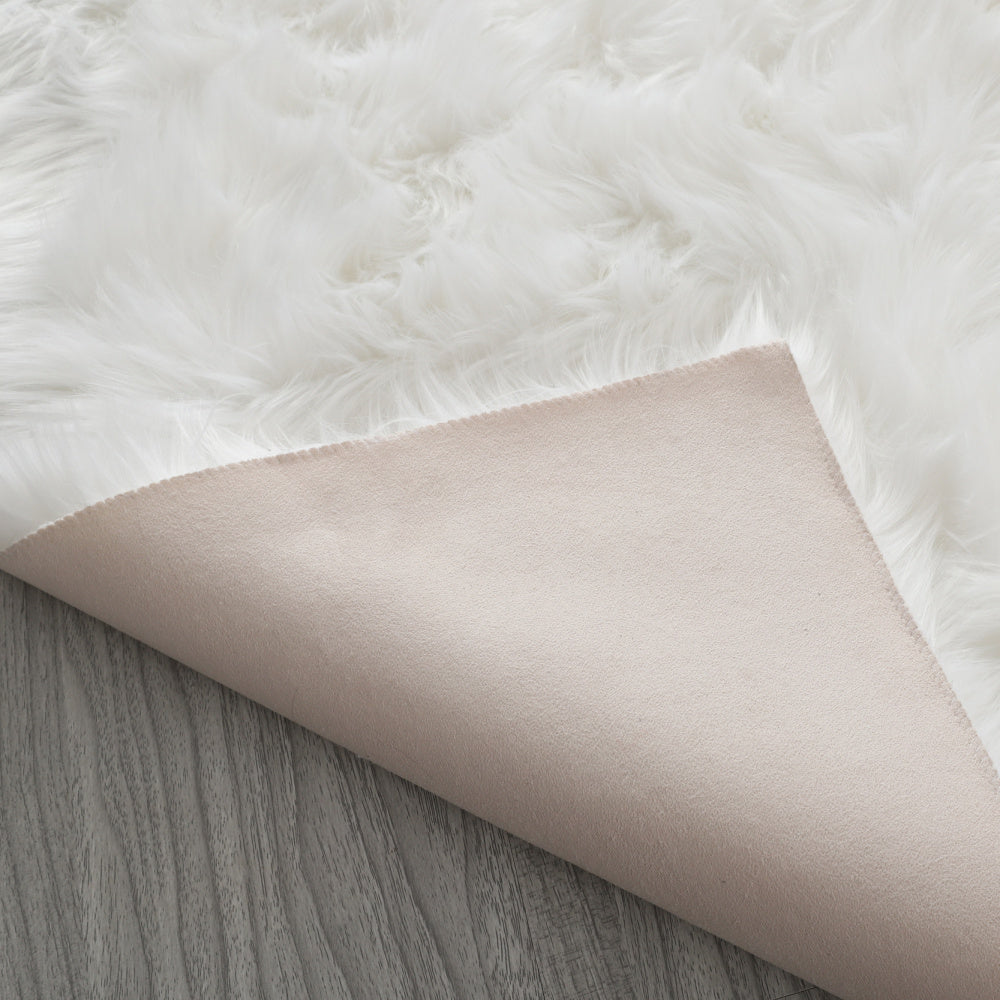 &quot;Cozy Collection&quot; Ultra Soft Fluffy Faux Fur Sheepskin Area Rug