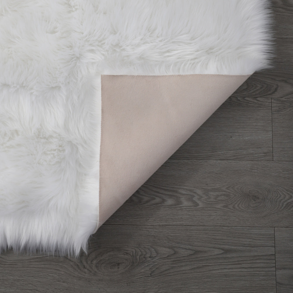 &quot;Cozy Collection&quot; Ultra Soft Fluffy Faux Fur Sheepskin Area Rug