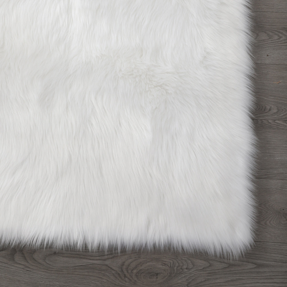 &quot;Cozy Collection&quot; Ultra Soft Fluffy Faux Fur Sheepskin Area Rug