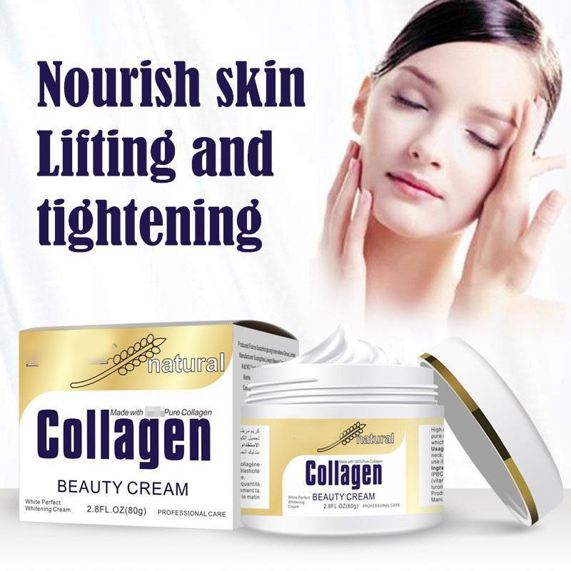 Cross-border Repair Bone Collagen Cream Facial Moisturizing Moisturizing Brightening Skin Tone Improve Light Lines 80g Cream