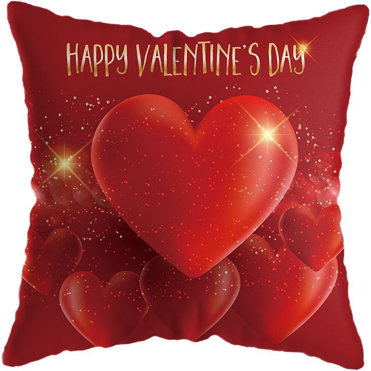 Valentine&#039;s Day Pillowcase Love Rose Pillowcase