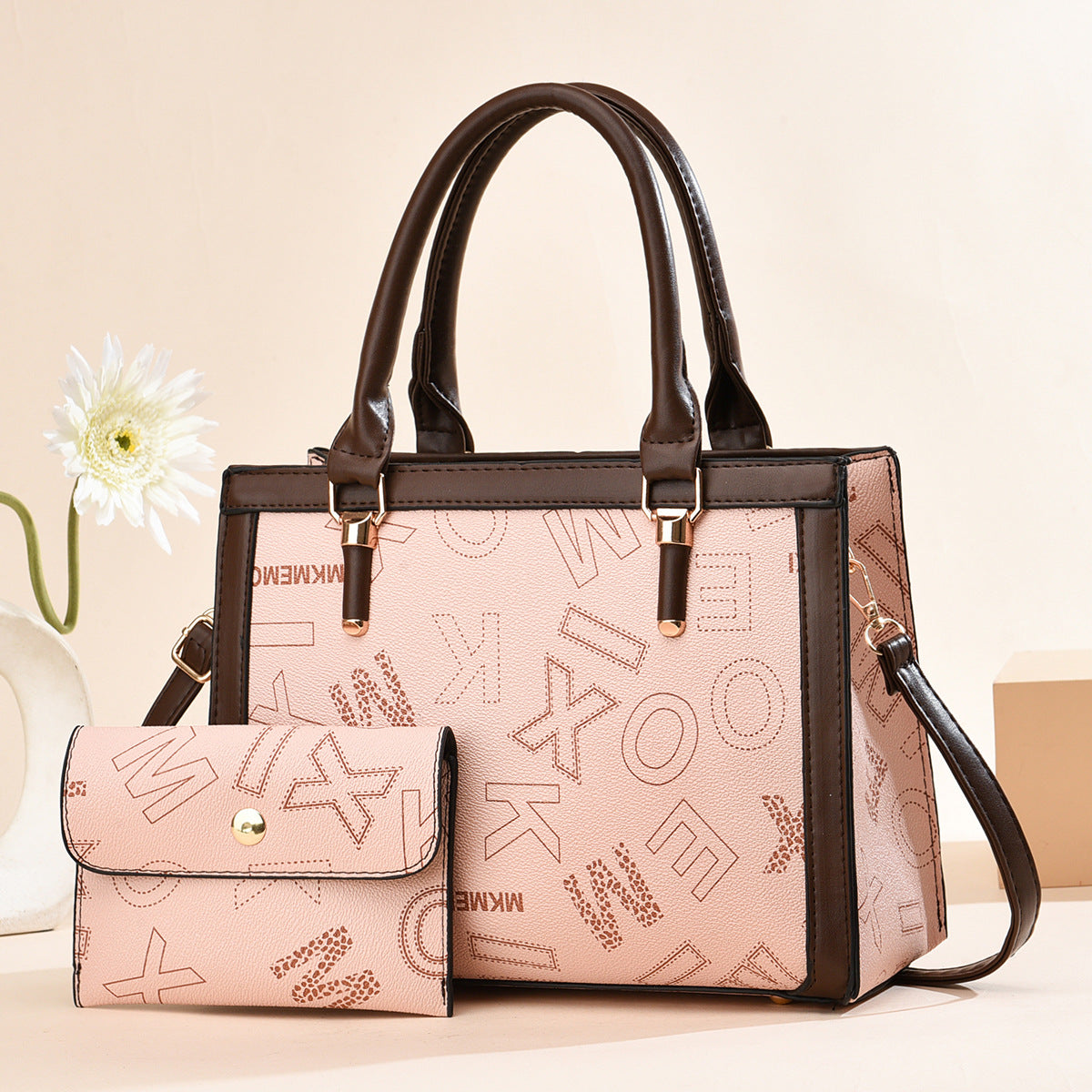 Trendy Cross-border Women&#039;s Bag 2023 New Mother-in-law Bag Fashionable Letter Mother Bag Versatile Single Shoulder And Atmospheric Crossbody Bag