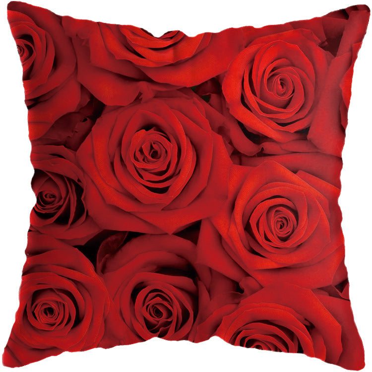 Valentine&#039;s Day Pillowcase Love Rose Pillowcase