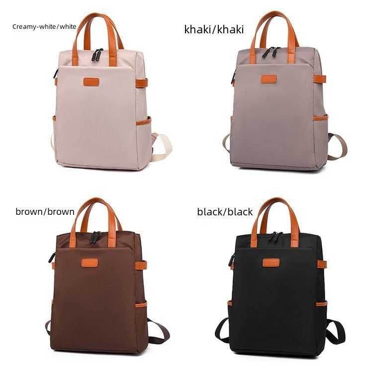 Women&#039;s Backpack Simple Fashion Computer Bag Business Commuter Bag Multi-functional College Student Backpack