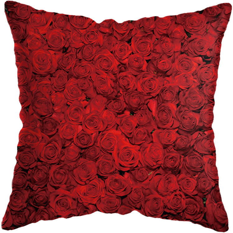 Valentine&#039;s Day Pillowcase Love Rose Pillowcase