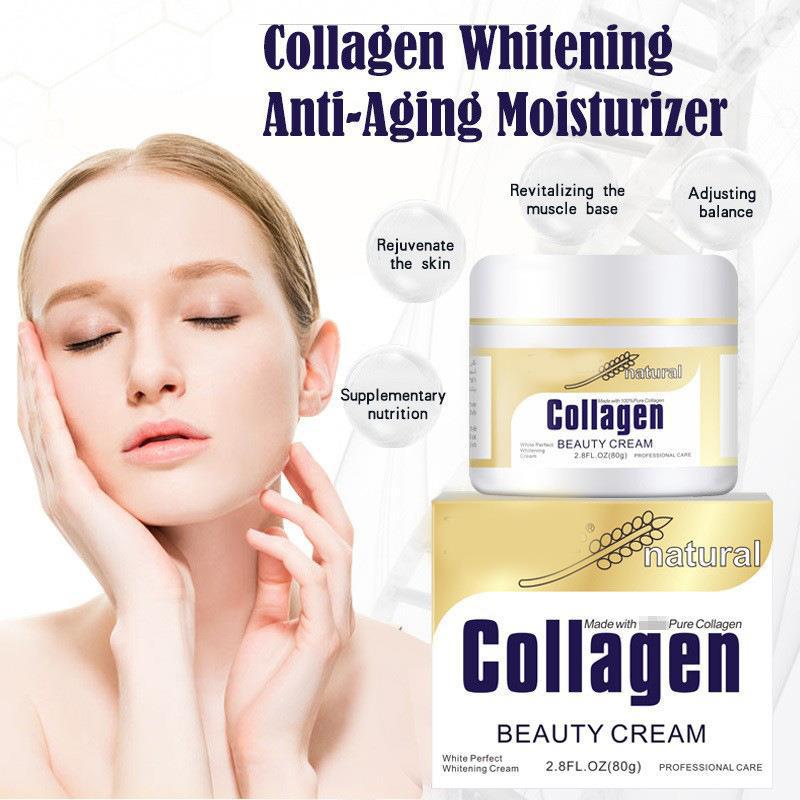 Cross-border Repair Bone Collagen Cream Facial Moisturizing Moisturizing Brightening Skin Tone Improve Light Lines 80g Cream