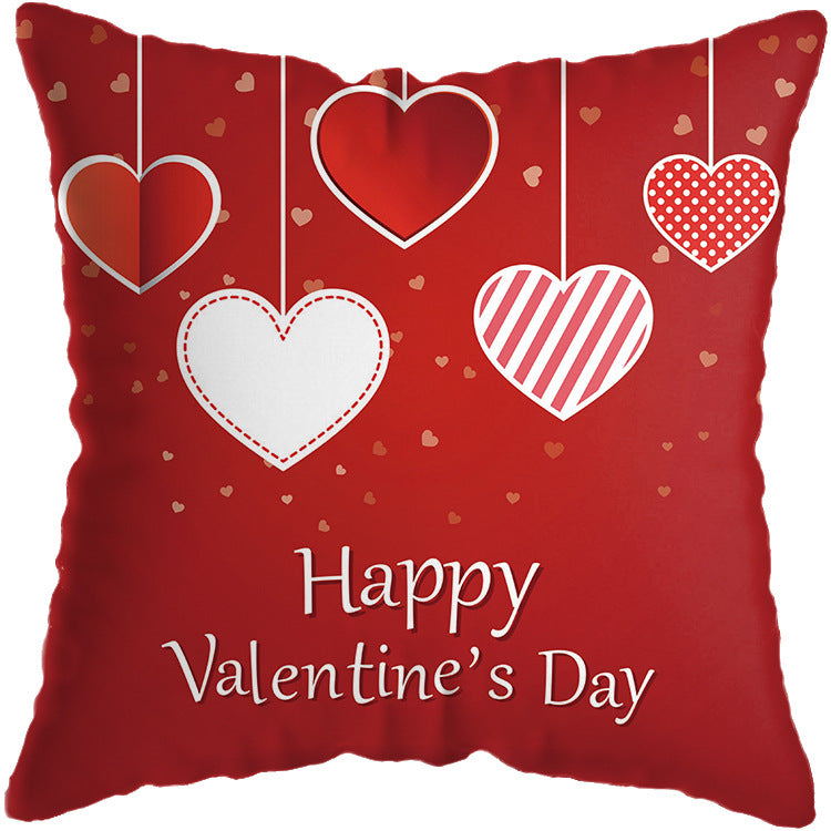 Valentine&#039;s Day Pillowcase Love Rose Pillowcase