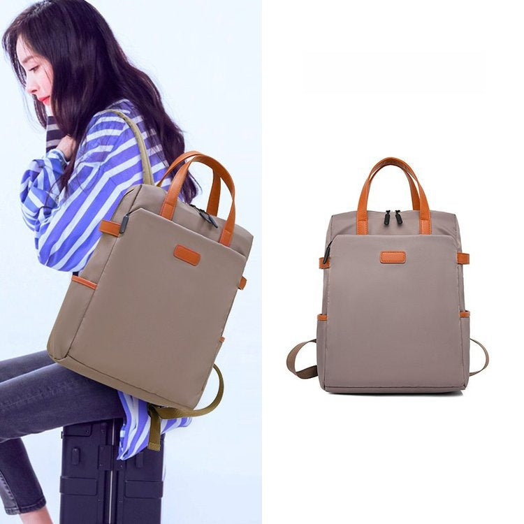 Women&#039;s Backpack Simple Fashion Computer Bag Business Commuter Bag Multi-functional College Student Backpack