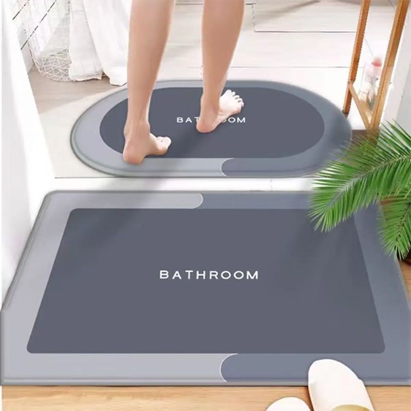 [New Gift] Bathroom Floor Mat Absorbent Bathroom Toilet Bedroom Door Carpet Door Mat Door Mat Small