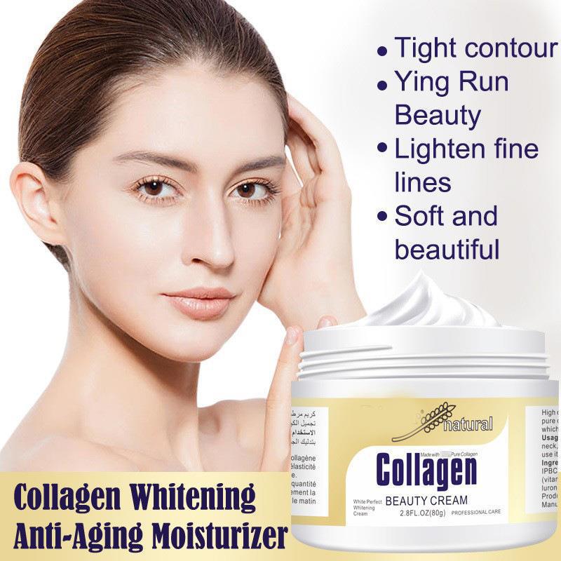 Cross-border Repair Bone Collagen Cream Facial Moisturizing Moisturizing Brightening Skin Tone Improve Light Lines 80g Cream