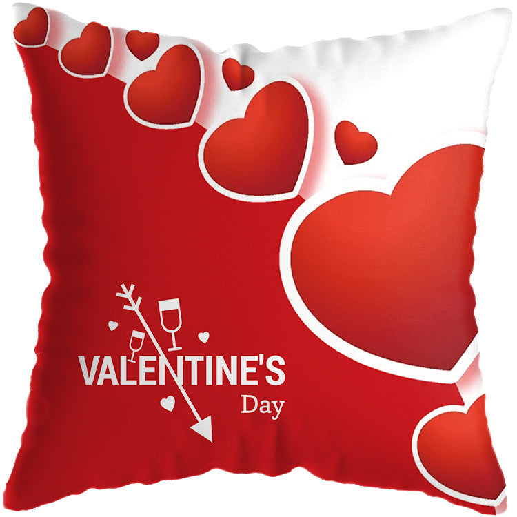 Valentine&#039;s Day Pillowcase Love Rose Pillowcase