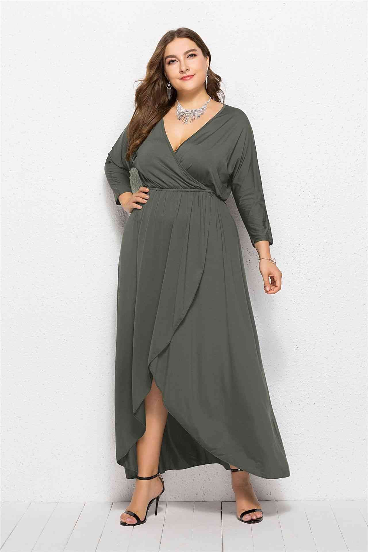 big size women dress summer fashion maxi long dresses