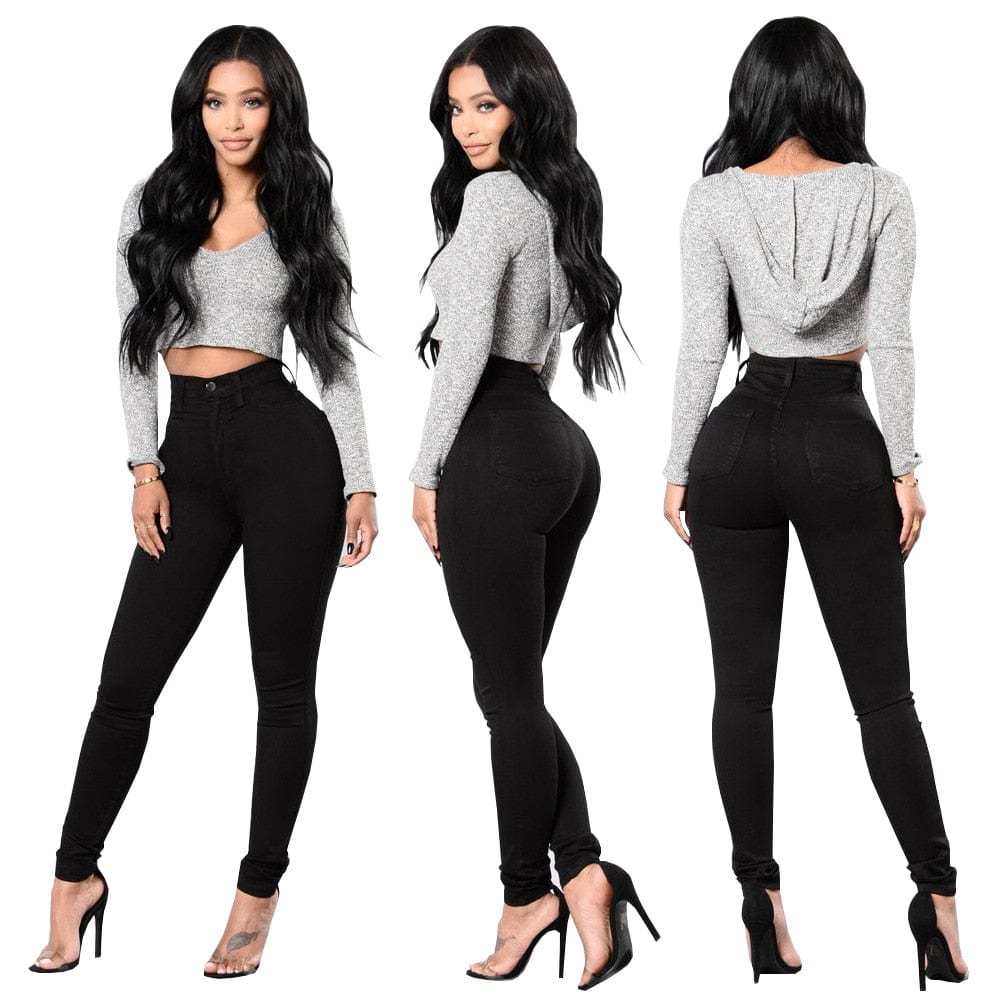 High Waist Stretch Lady Jeans